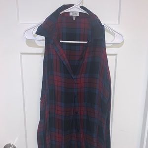 Tobi Cold Shoulder Flannel